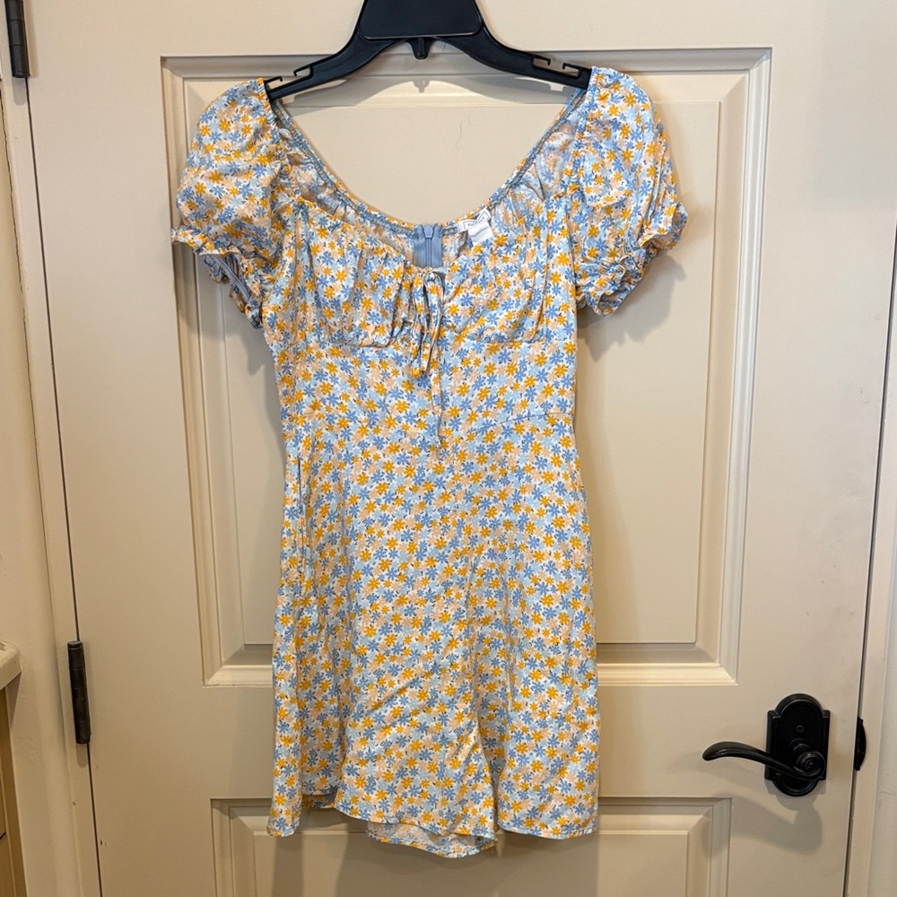 Full Tilt Floral Puff Sleeve Romper